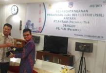 Antam Pomalaa Jual 5 MW Listrik ke PLN Antam Pomalaa Jual 5 MW Listrik Ke PLN