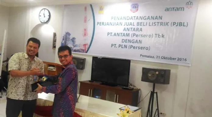nota_kesepahaman_antam Antam Pomalaa Jual 5 MW Listrik Ke PLN