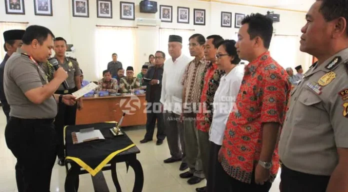 Cegah Paham Radikal, Polda Sultra Gelar Deklarasi Bersama FKUB Sultra