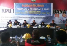 Pleno Penetapan KPU Bombana, Dua Paslon Gugur