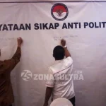Pernyataan Sikap Anti Politik Uang, 3 Calon Walikota Tak Hadir Pernyataan Sikap Anti Politik Uang, 3 Calon Walikota Tak Hadir