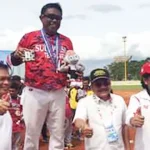 KONI Segera Evaluasi Pencapaian PON XIX EVALUASI CABOR - KONI Sultra akan melakukan evaluasi terhadap pencapaian cabang olahraga di PON XIX. Softball sebagai cabang olahraga yang berhasil menyumbangkan medali emas kemungkinan besar akan masuk sebagai salah satu cabang olahraga andalan.FOTO : M Rasman Saputra/ZONASULTRA.COM
