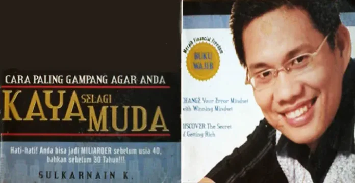 Buku Sulkarnain Kadir yang berjudul "Kaya Selagi Muda"
