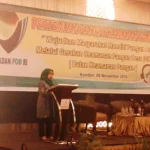 BPOM Kendari Gelar Gerakan Keamanan Pangan Desa Rapat - Pemaparan Gerakan Keamanan Pangan Desa oleh Kepala Badan Pengawas Obat dan Makanan (BPOM) Kendari Dra. Adillah Pababbari di Aula Grand Clarion Hotel Kendari, Selasa (8/11/2016). (KASMAN/ZONASULTRA.COM)