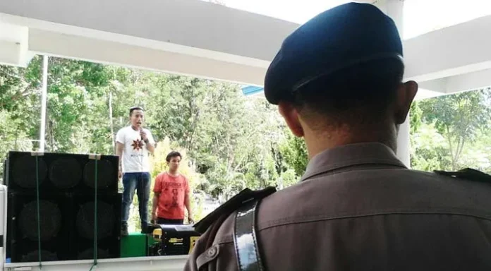 demo_konawe Pengelolaan Keuangan Buruk, Kadis Pendidikan Konawe Didemo