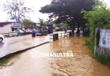Hujan Deras, Sejumlah Ruas Jalan di Kendari Kembali Banjir Hujan Deras, Sejumlah Ruas Jalan di Kendari Kembali Banjir