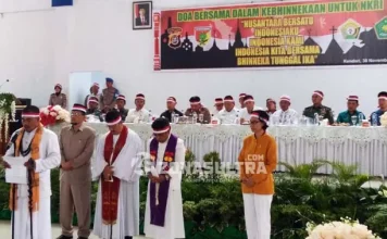 Saat Semua Agama Menyatu Dalam Doa Bersama Untuk NKRI Pemprov Sultra Gelar Doa Bersama Lintas Agama untuk NKRI