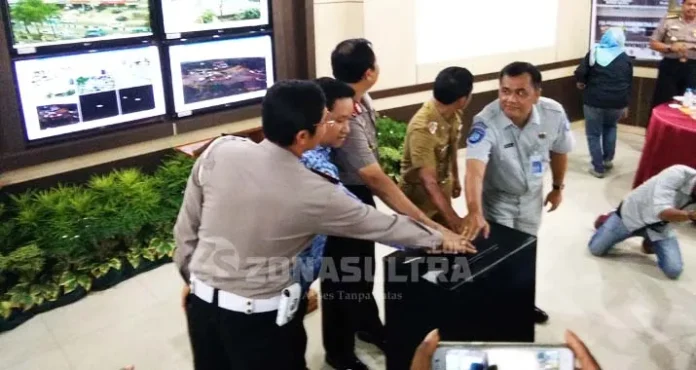 Ditlantas Polda Sultra Launching Regident Centre Berbasis Anroid, Ini Manfaatnya