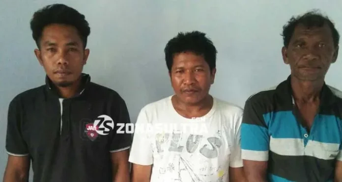 Tiga Tersangka Pemilik Bahan Peledak Bom Ikan Diamankan Polair Polda Sultra