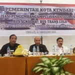 Wujudkan Transportasi Ramah Lingkungan, Dishubkominfo Kendari Sosialisasi Bus Sekolah Wujudkan Transportasi Ramah Lingkungan, Dishubkominfo Kendari Sosialisasi Bus Sekolah