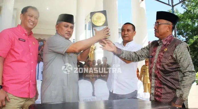 Miliki Kinerja Baik, Pemkab Konawe Terima Penghargaan Dana Rakca