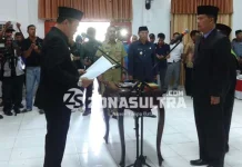 DPRD Konut Apresiasi Pelantikan Sekda Definitif Ruksamin Lantik Sekda Defintif Konawe Utara