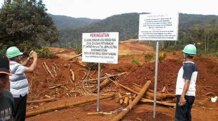 PT Antam Bantah Memasang Plan di Lahan Tambang PT WAI