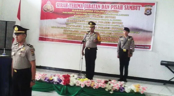 Kapolres Buton Himbau Personil Baru Jaga Netralitas Jelang Pilkada