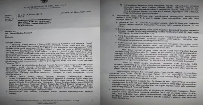 KASN Minta Pj Bupati Busel Tegur Kadis Kesehatan Darwis