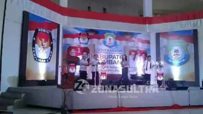 Skor Debat Publik Dua Paslon Bupati Bombana Dinilai Imbang