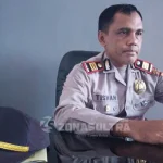 Pengamanan RS Bahteramas Dikeluhkan Kepala Polisi Sektor (Kapolsek) Baruga Ajun Komisaris Polisi (AKP) Tiswan