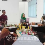 Sepanjang 2016, BPOM Kendari Musnahkan Puluhan Ribu Pieces Kosmetik Berbahaya konferensi-pers-kepala-balai-perlindungan-obat-dan-makanan-adilla-pababbari