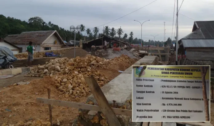 Perpanjangan Kontrak Jembatan Mokokolaro 2 Diduga Salahi Prosedur