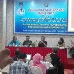 Samakan Persepsi Pelaksanaan Kegiatan Kelitbangan, Balitbang Sultra Gelar Lokakarya Samakan Persepsi Pelaksanaan Kegiatan Kelitbangan, Balitbang Sultra Gelar Lokakarya