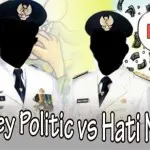 Money Politic vs Hati Nurani ilustrasi money politik