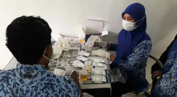 BNNP Sultra Tes Urine Pegawainya