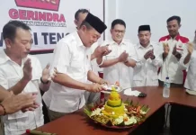 Gerindra Optimis Menangkan Kotak Kosong di Pilkada Buton Peringati HUT ke 9, Ketua DPD Gerindra Sultra : Gerindra Semakin Dewasa Dalam Berpolitik