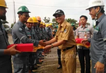 Upacara Penutupan Bulan K3 di Kolaka Digelar di Antam Upacara Penutupan Bulan K3 di Kolaka Digelar di Antam