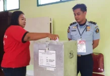 38 Napi Rutan Kendari Tidak Salurkan Hak Pilihnya Sejumlah Pejabat Koruptor Tunaikan Hak Pilih di Rutan Kendari