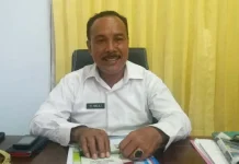 Disdukcapil Kota Kendari Kehabisan Tinta E-KTP Pelaksana tugas (Plt) Kepala Disdukcapil Kendari Halili