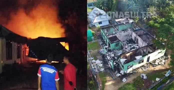 Dalam Semalam Dua Kantor Kelurahan Terbakar