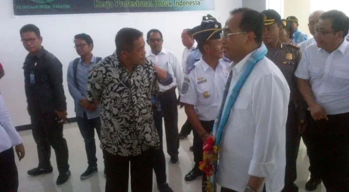 Menteri Perhubungan Didampingi Hugua Telah Tiba Wakatobi