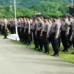 Kapolres Konawe Pimpin Langsung Apel Siaga Pengamanan Pilkades Serentak di Konut Kapolres Konawe Pimpin Langsung Apel Siaga Pengamanan Pilkades Serentak di Konut