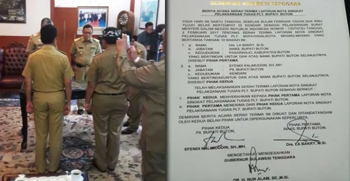 Effendi Kalimuddin Pamit, La Bakry Kembali Menjabat Hingga Agustus