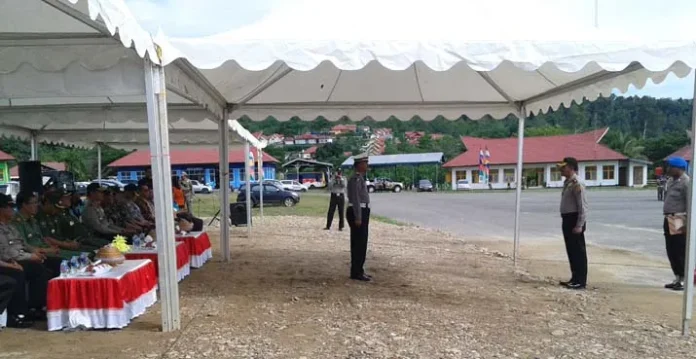 upacara_pilkades_konut 260 Personil Gabungan Diturunkan Amankan Pilkades Konut