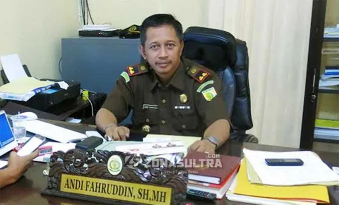 Andi fahruddin Kepala Kejaksaan Kolut, Andi Faharuddin