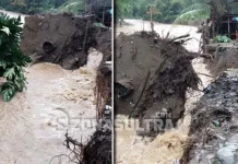 Sungai Meluap Hanyutkan Rumah Warga di Kabaena Sungai Meluap Hanyutkan Rumah Warga di Kabaena