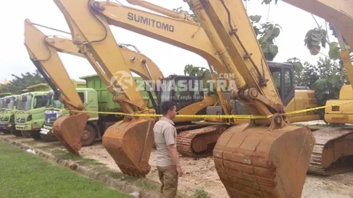 Diduga Beroperasi Tanpa IUP, Polda Sultra Hentikan Aktivitas Tambang PT BBSM