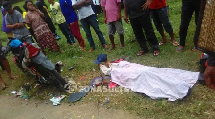 Dua Motor Tabrakan di Mubar, Satu Pengendara Tewas