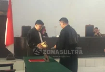 Hajaratul Aswad Terdakwa Kasus KPU Konawe Kembalikan Uang Pinjaman ke Jaksa Hajaratul Aswad Terdakwa Kasus KPU Konawe Kembalikan Uang Pinjaman ke Jaksa