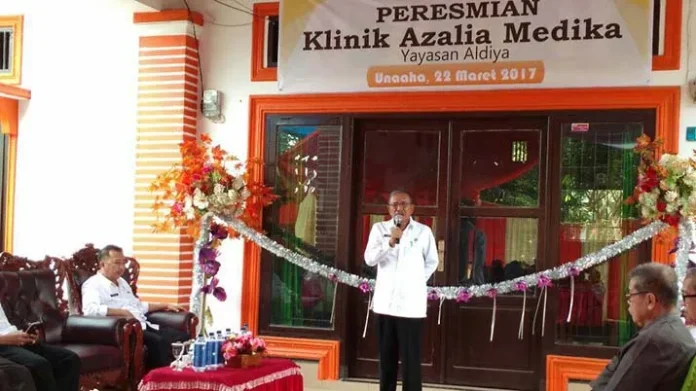 Resmikan Klinik Azalia, Sekda Konawe: Jangan Ada Persaingan Usaha