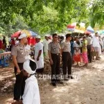 Upacara Melasti Umat Hindu Dijaga 185 Personil Polres Konsel Upacara Melasti Umat Hindu Dijaga 185 Personil Polres Konsel