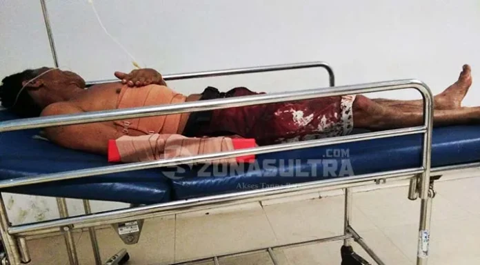 Tanpa Alasan Jelas, Lelaki Ini Bacok Ayah dan Anak Pekerja Drainase