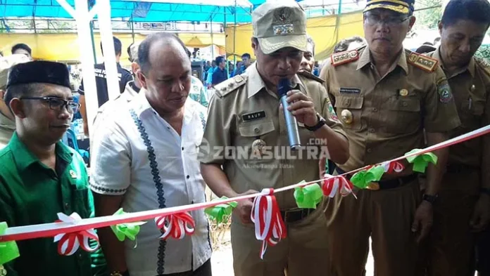 Bupati Konut Bantah Gunakan Mobdis Saat Meresmikan Kantor DPC PBB