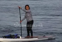 Sambangi Wakatobi, Menteri Susi Kayuh Sampan Hingga ke Dermaga Sambangi Wakatobi, Menteri Susi Kayuh Sampan Hingga ke Dermaga