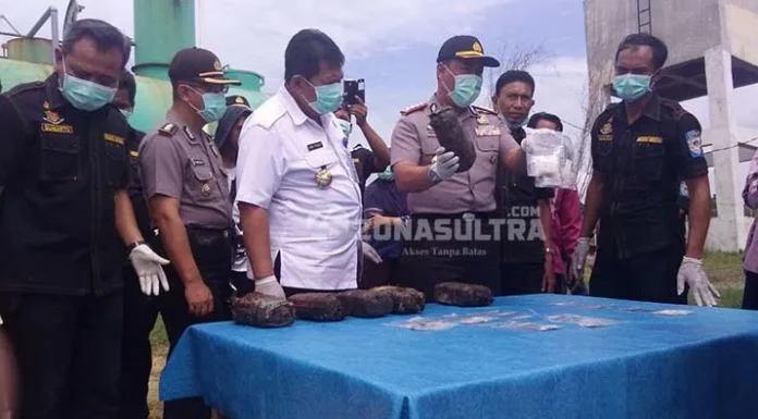 Narkoba Sitaan Polda Sultra Selama 10 Tahun Dimusnahkan