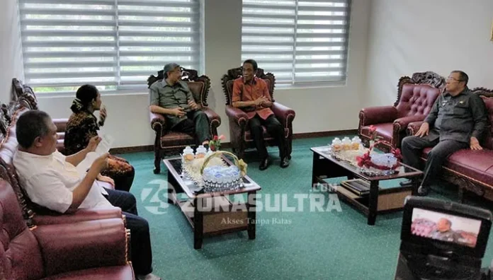 Begini Nur Alam, Kery dan Asrun Satu Meja di BPK Sultra