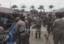 Pembersihan Pasar Panjang Berjalan Aman Pembersihan Pasar Panjang Berjalan Aman