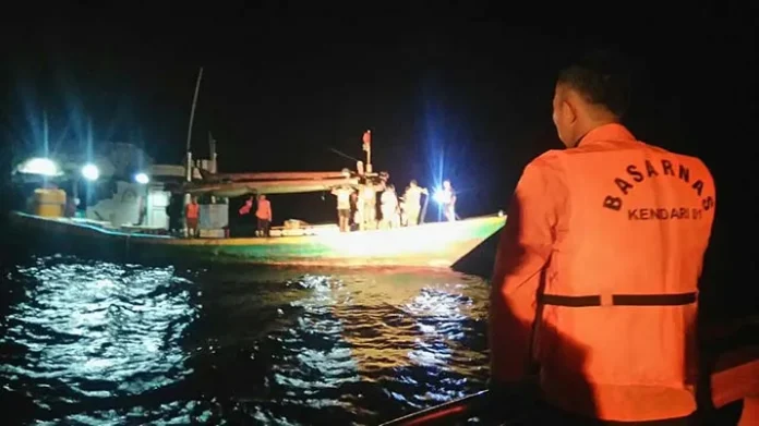 penemuan_kapal_basarnas SAR Temukan Kapal Nelayan Yang Hilang di Perairan Wawonii