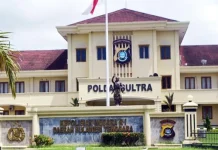 Polda Sultra Tunjuk Dua Perwira Menengah sebagai Plt Kapolres Koltim dan Buteng Gedung Polda Sultra